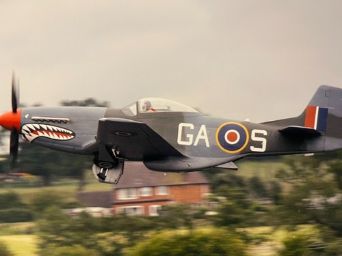 North American P-51D Mustang KH774 GA-S In Flight 11.75"x8.25" Color Photo Unfra - Picture 2 of 3