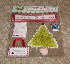 Colorbok Dimensional Sticker Susan Branch....Christmas Tree/Home for Christmas