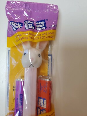 VINTAGE NEW SEALED PKG OLD BUNNY RABBIT PEZ CANDY DISPENSER 1990's - RARE!!