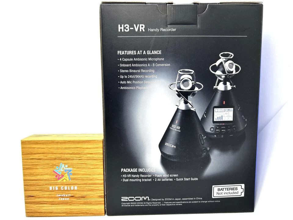 ZOOM H3-VR Handy Recorder Ambisonic Mic Decoder 360° VR Audio Portable - Image 2 of 4