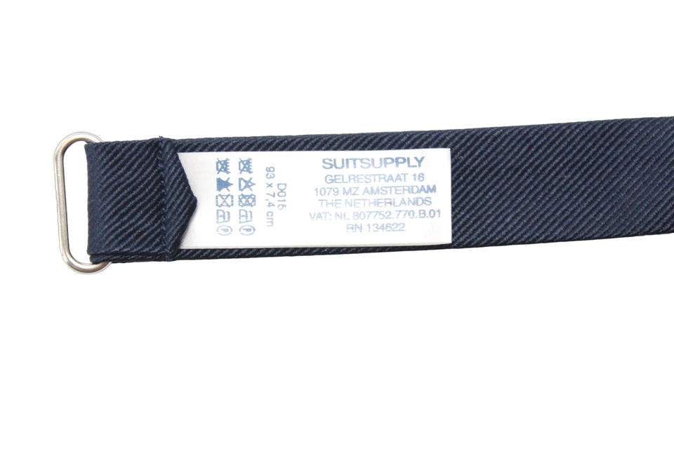 SUITSUPPLY Pajarita Para Hombre 93 X 7.4 CM Seda Clip Ajustable Formal Clásico Foto 3 de 4