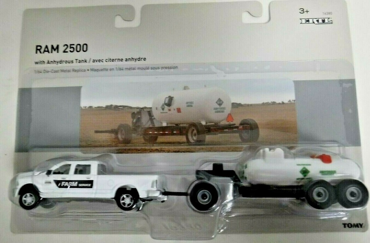 ERTL Ram 2500 Truck with Anhydrous Tank 1/64 Die-Cast Metal