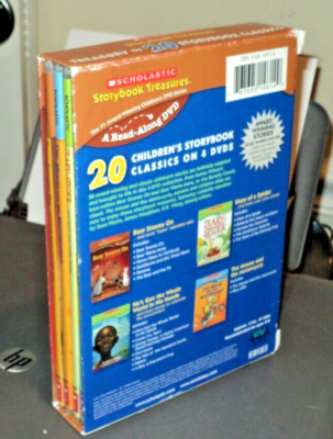 SCHOLASTIC Treasury of 20 Storybook Classics (2002, 4 DVD) Read
