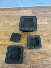 Vintage Victor Cast Iron Scale Weights Set 1kg 500g 200g 100g Butcher Balance