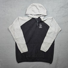 Vintage Disney World Mickey Mouse Hoodie - Mens Size 2XL - Black Gray Sweatshirt