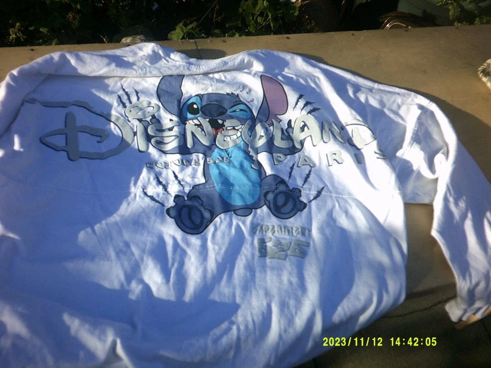 Stitch Experiment 625 XL Spirit Jersey for Disneyland Paris in white - Image 3 of 4