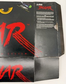 UNFOLDED Brand New Atari Jaguar & CD Console Box Only Shipped Quickly & Securely