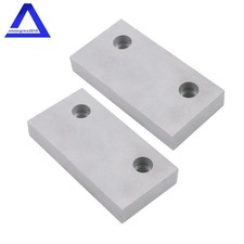 2Pack 6" 3" 1" Aluminum Machinable Soft Vise Jaws for 6" Milling Vises
