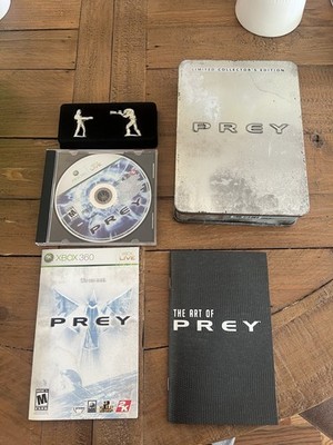 Prey Limited Collector's Edition Xbox 360 Complete in Box with Figures No Sleeve