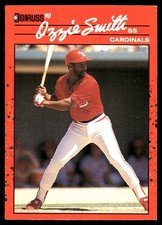 Ozzie Smith 1990 Donruss #201 Cardinals MLB READ FREE SHIPPING AutographDen