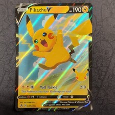 Pikachu V SWSH143 SWSH: Pokemon Sword & Shield Promo Cards Holo NM on eBay