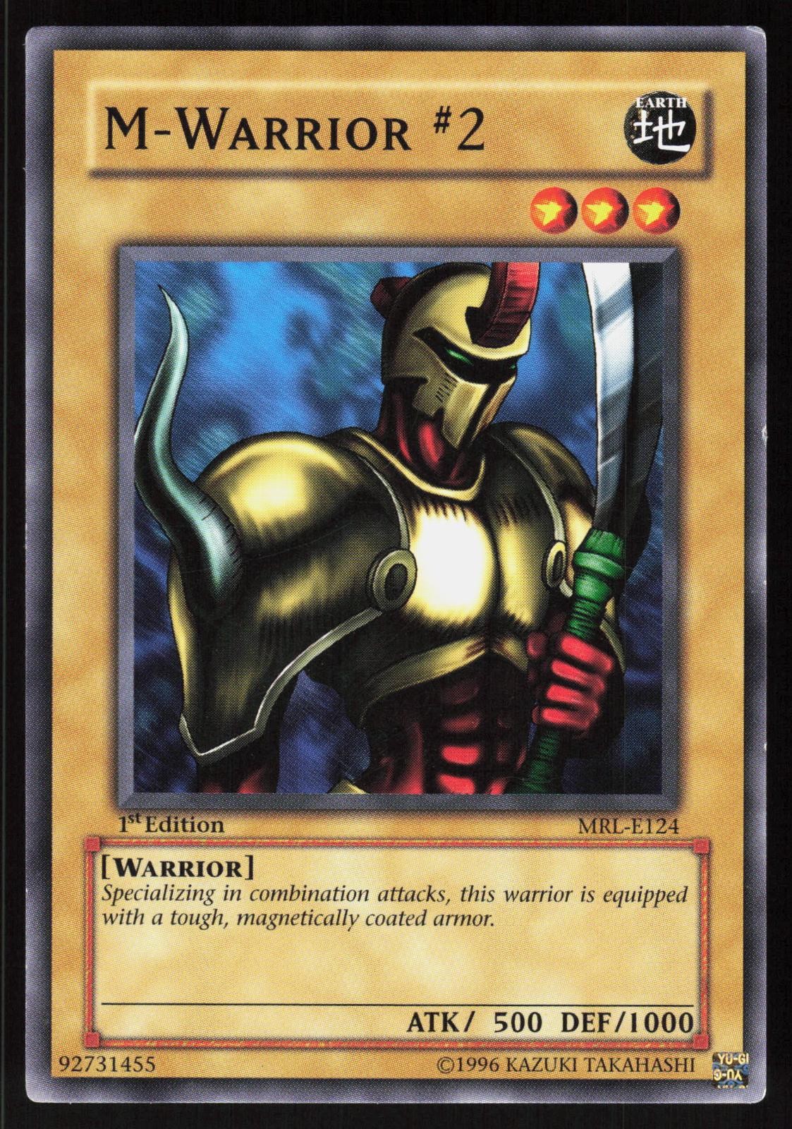 M-Warrior #2 MRL-E124 Common / Short Print Magic Ruler Yu-Gi-Oh LP