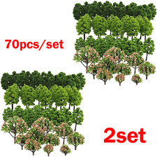 140pcs New Mixed Model Tree Train Trees Railroad Scenery Diorama Tree Architectu