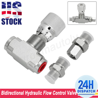 Flow Control Bidirectional Hydraulic Restrictor Valve For STB-G3/8 L08 Connector