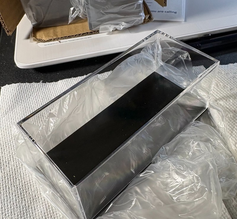 SET OF 4 NEW 1:64 CLEAR ACRYLIC DISPLAY CASES