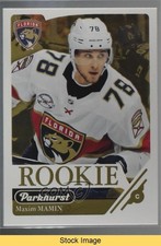 2018-19 Upper Deck Parkhurst Rookies Gold Maxim Mamin #344 READ 01ks