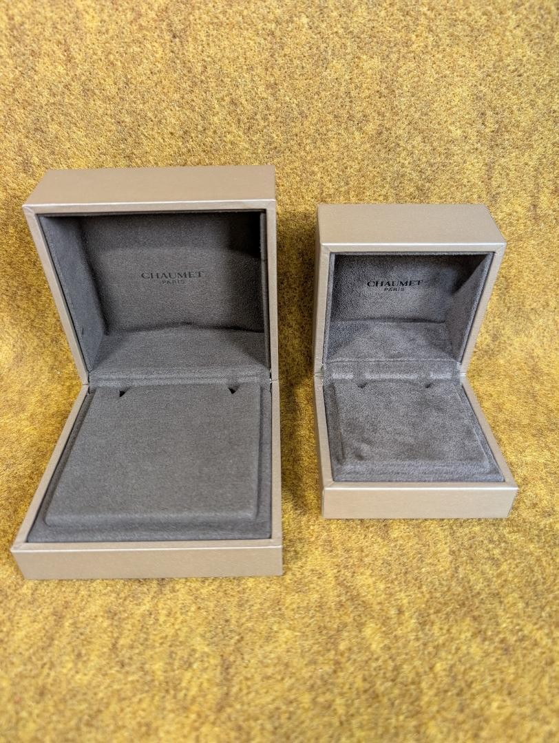 CHAUMET Empty Box Case Ring Necklace Jewelry Stor… - image 7