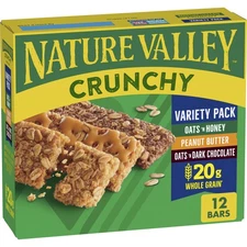 Nature Valley Crunchy Granola Bars, Variety Pack, 12 Ct, 8.94 oz (6 Pouches)