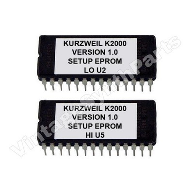 Kurzweil K2000 K2000R Setup EPROMs Neu Setup-EPROM Version 1.00 ROM-Chip V 1.0