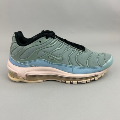 Nike Turnschuhe Damen UK 4,5 Air Max Plus Mintgrün Bubble Sohle Mesh Low Top