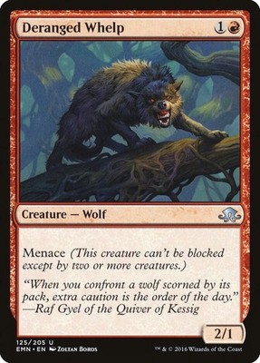 Deranged Whelp 125 UC Eldritch Moon Magic: The Gathering NM/M