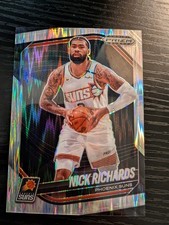 NICK RICHARDS 2024-25 PANINI PRIZM BLACK #233 SKEWED /249 SUNS