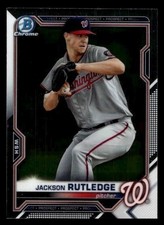 2021 Bowman Jackson Rutledge BCP-103 Chrome Prospects | Washington Nationals