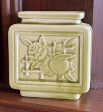 1952 Rookwood Pottery Square Floral Vase #6474