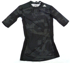 Adidas Techfit Compresión Climalite 105 Negra Camisa Atlética Hombre’s Mediana Gimnasio