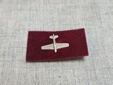 Vintage WW2 Spitfire Silver Sweetheart Token Pin Badge Trench Art