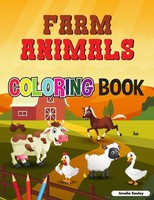 Amelia Sealey | Cute Farm Animals Coloring Book For Toddlers | Taschenbuch