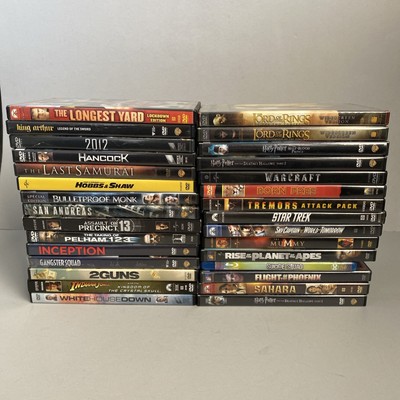 Lot of 30 DVDs Action Adventure Movies 2000 s
