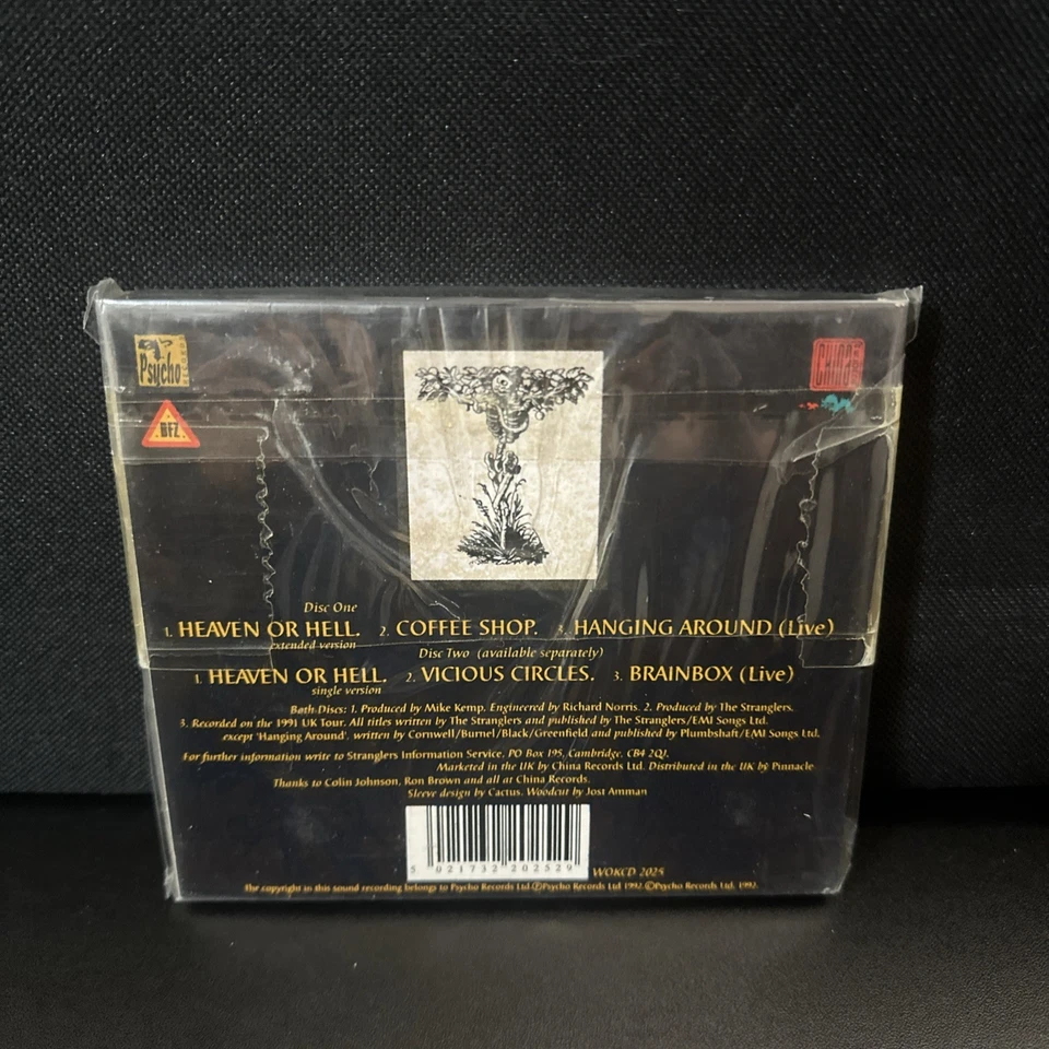 LOT 2x SEALED The Stranglers CD - LIES AND DECEPTION LIM ED - HEAVEN OR HELL Foto 3 de 4