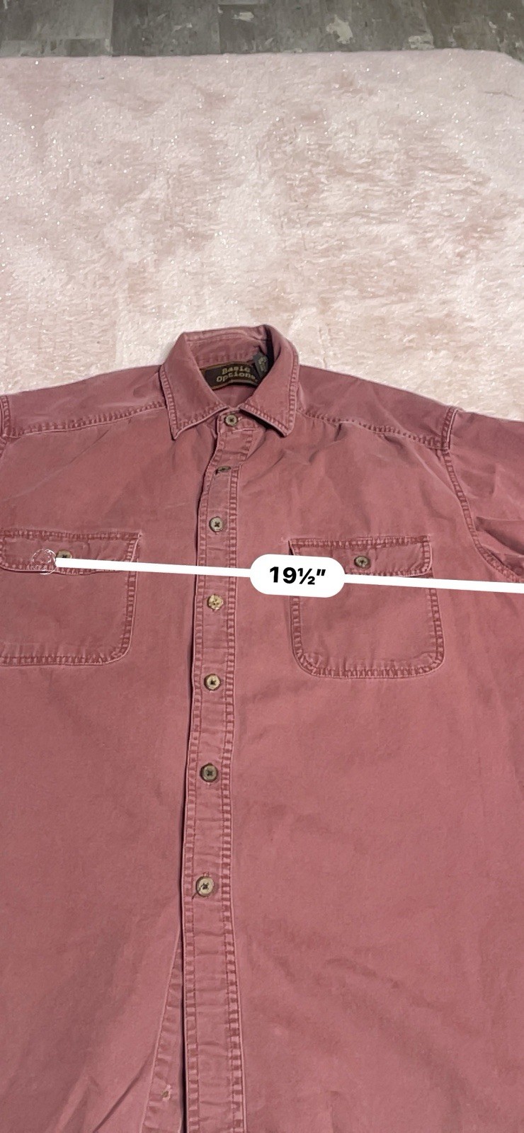 Vtg 90s Basic Options Men’s Button Down Shirt Siz… - image 4