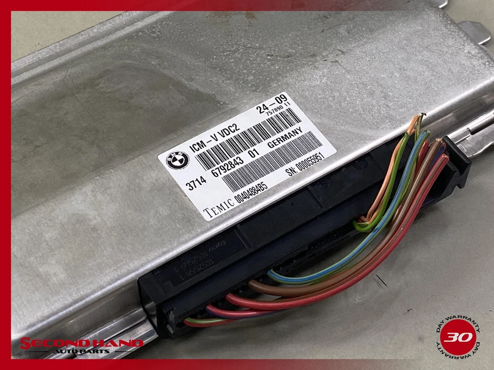 2010-2015 BMW 528i 535i 550i 740i 750i (F01 F10) VDC SUSPENSION CONTROL MODULE - Image 2 of 4