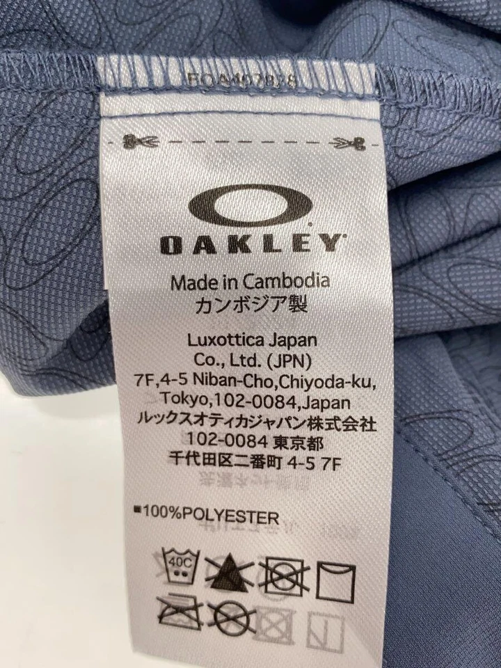 OAKLEY BORDERLESS CLOTH JACKET SizeXL Polyester Navy - Image 4 of 4