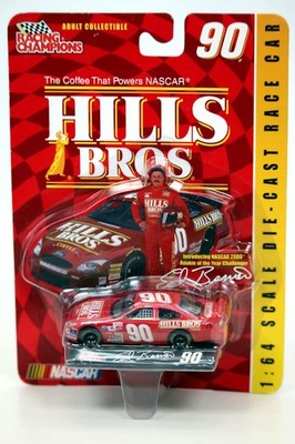 Vintage Racing Champions Hills Bros #90 Ed Berrier Ford Taurus NASCAR 2000 1:64