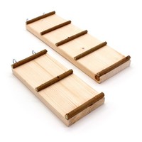 Hamsterleiter Nager Spielzeug 2X Set Naturholz Maus Hamster KäFigzubehöR