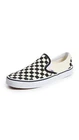 Vans  Unisex Adult Classic SlipOn Shoes In Black/White Checkered | Black/White