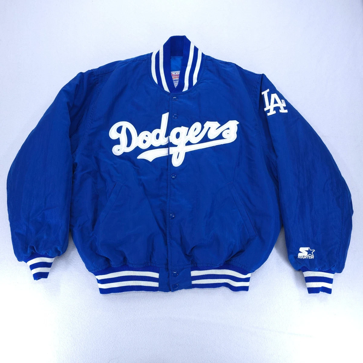 新品！Dodgers STARTER 野茂　ジャケット L 非売品　レア Starter Los Angeles Dodgers MLB Fan Apparel & Souvenirs for sale