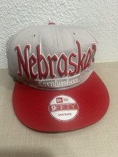 Nebraska Cornhuskers New Era 9Fifty Embroidered SnapBack Hat Free Shipping