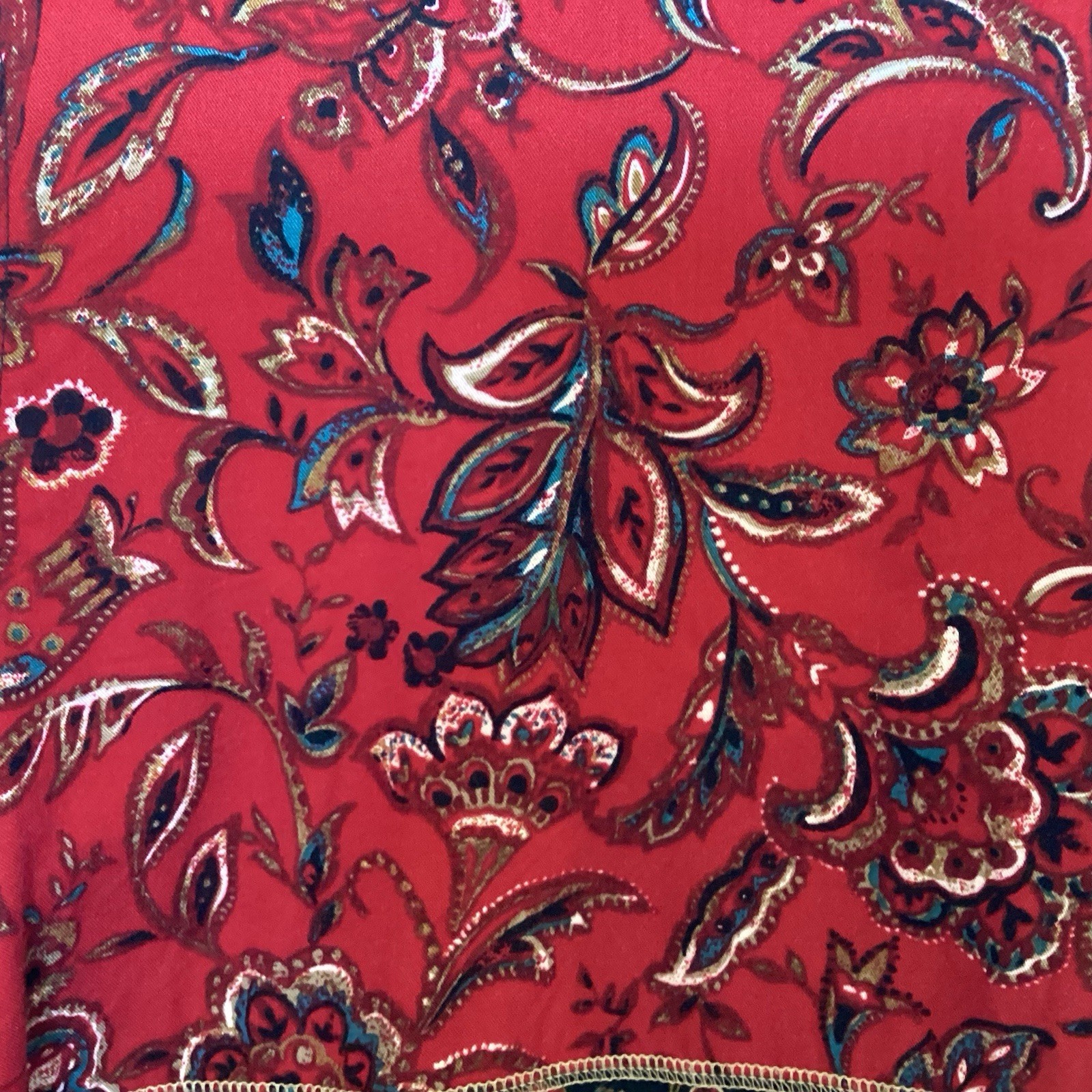 VTG Koret Patchwork Embroidered Button Up Jacket … - image 15