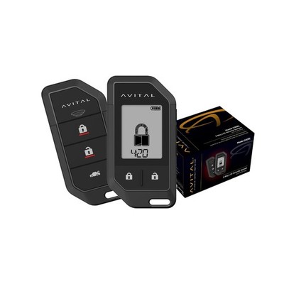 Avital 3308L 2-Way LCD Vehicle Security System with 2 Remotes (Compatible wit...