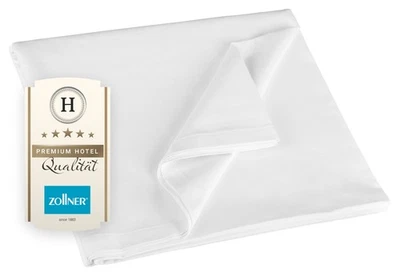 ZOLLNER Lenzuolo lenzuolo per casa tovaglia senza elastico, 100% cotone
