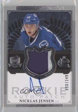 2013-14 Upper Deck The Cup Rookie 90/249 Nicklas Jensen #144 Patch Auto 1e15