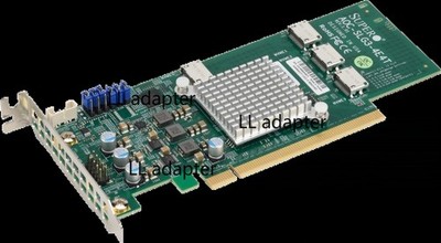Supermicro AOC-SLG3-4E4T PCIe OcuLink Low Profile 3.0 NVME U.2 expansion card