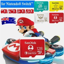 512GB SD XC C10 Micro Memory Card for Nintendo Switch Game 64GB / 256GB / 128GB