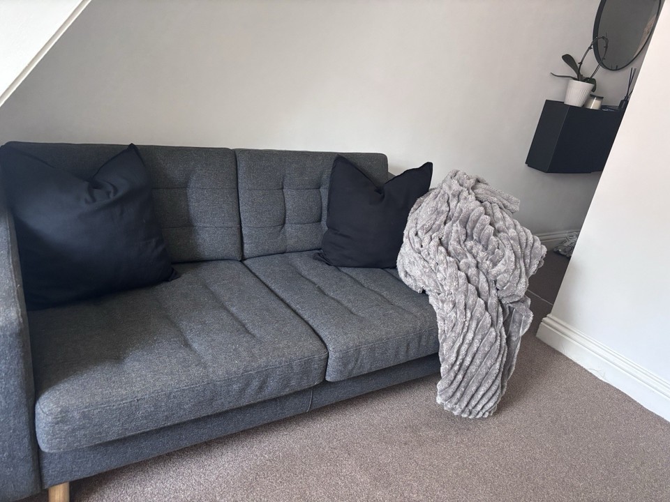 RRP:£499 IKEA LANDSKRONA GUNNARED GREY TWO SEATER SOFA | eBay UK