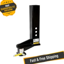 Popup Industries SB2 Square Coupler with 9" Offset for Trailers with 4-1/2" ID