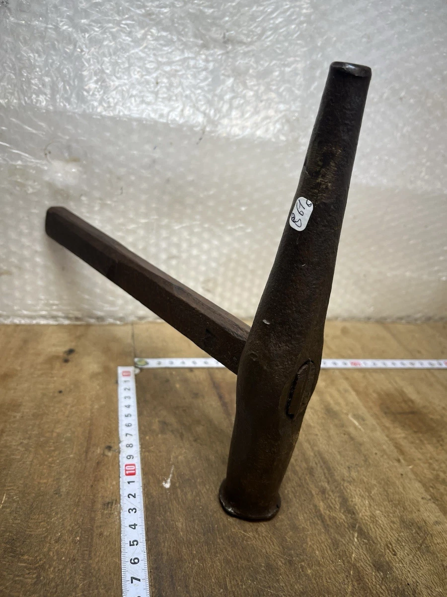 Ancien Marteau De Forgeron – Outil Vintage, Bon état